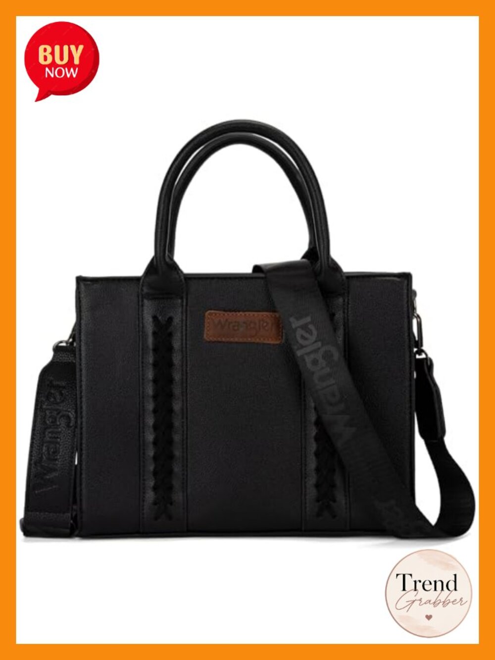 Wrangler Tote Bag for Women Western Satchel Faux Leather Crossbody Purse